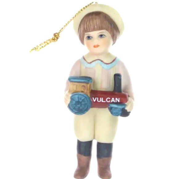 1988 Jan Hagara Vintage Porcelain Figurine "Parry" Hanging Mini Ornament O22334 - Picture 3 of 9